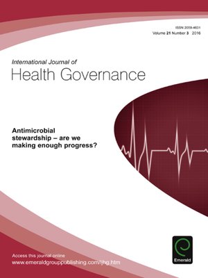 cover image of International Journal of Health Governance, Volume 21, Number 3